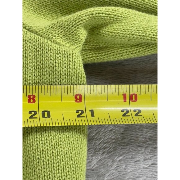 Pendleton Long Coventry Cardigan Lemongrass Sweater Women's XL Cotton Green - Picture 7 of 8